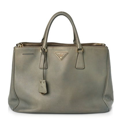 Prada Saffiano Medium Galleria Double Zip Tote Argilla 1 of 12
