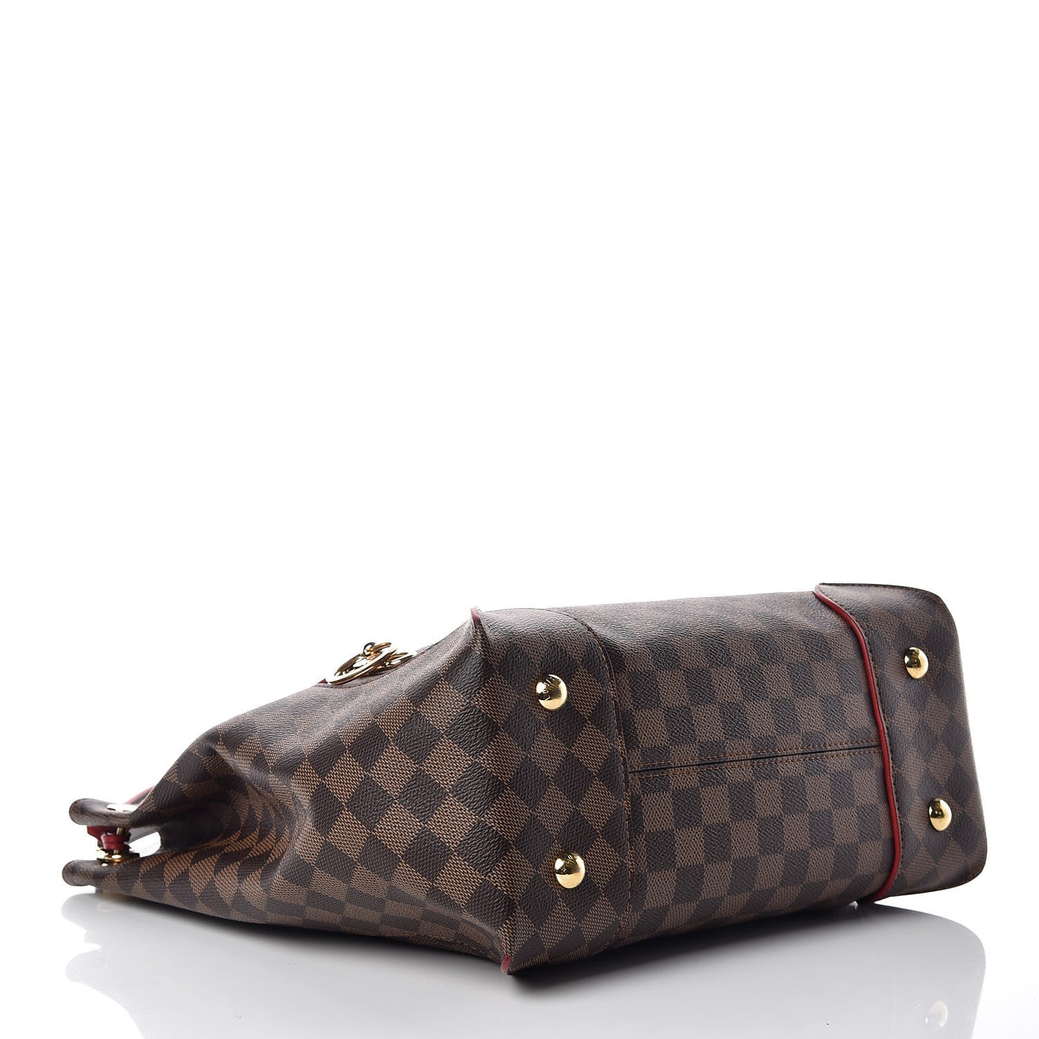 Louis Vuitton Damier Ebene Caissa Hobo Cherry 4 of 16