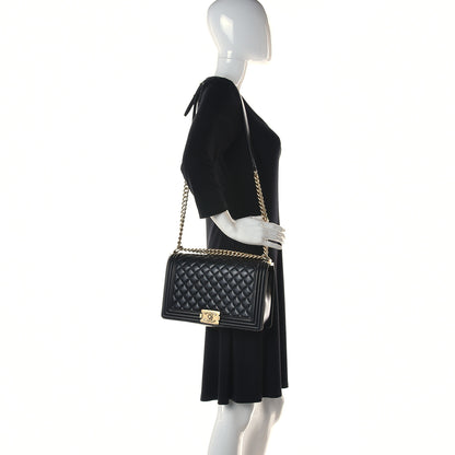 Chanel Caviar Quilted New Medium Boy Flap Black 2 of 13