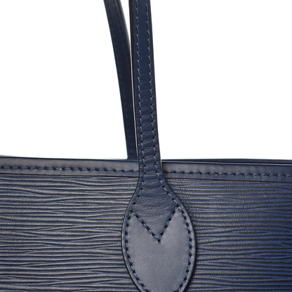 Louis Vuitton Epi Neverfull MM Indigo 12 of 13