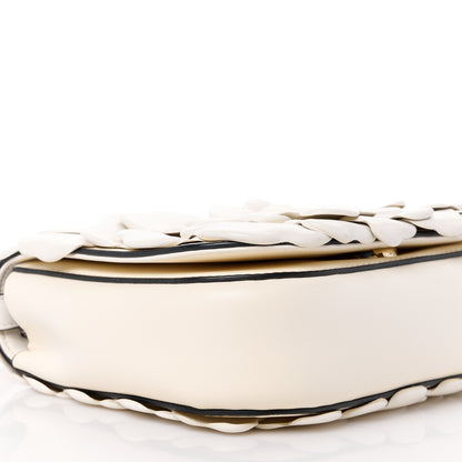 Valentino Garavani VALENTINO GARAVANI Nappa Atelier 03 Rose Edition Small Flap Crossbody Bag Ivory 11 of 13
