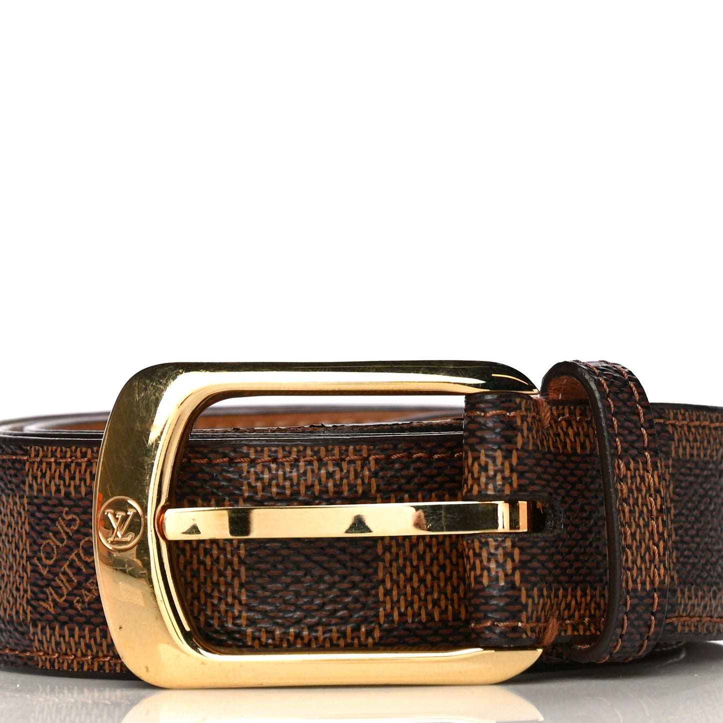 Damier Ebene 30mm Ellipse Belt 90 36