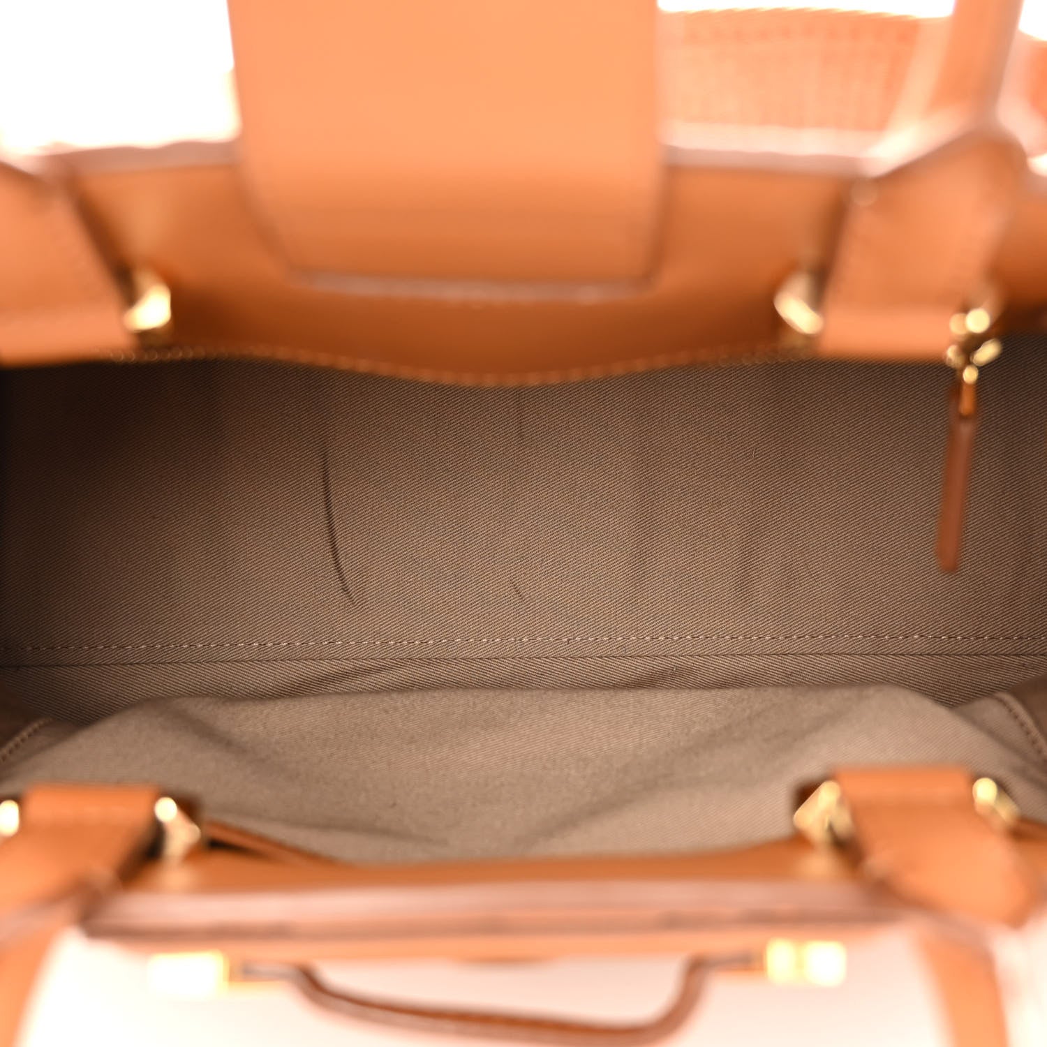 MCM Calfskin Ottomar Monogram Medium Essential Tote Cognac 5 of 10