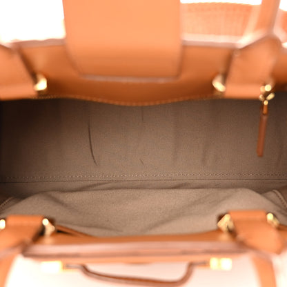 MCM Calfskin Ottomar Monogram Medium Essential Tote Cognac 5 of 10