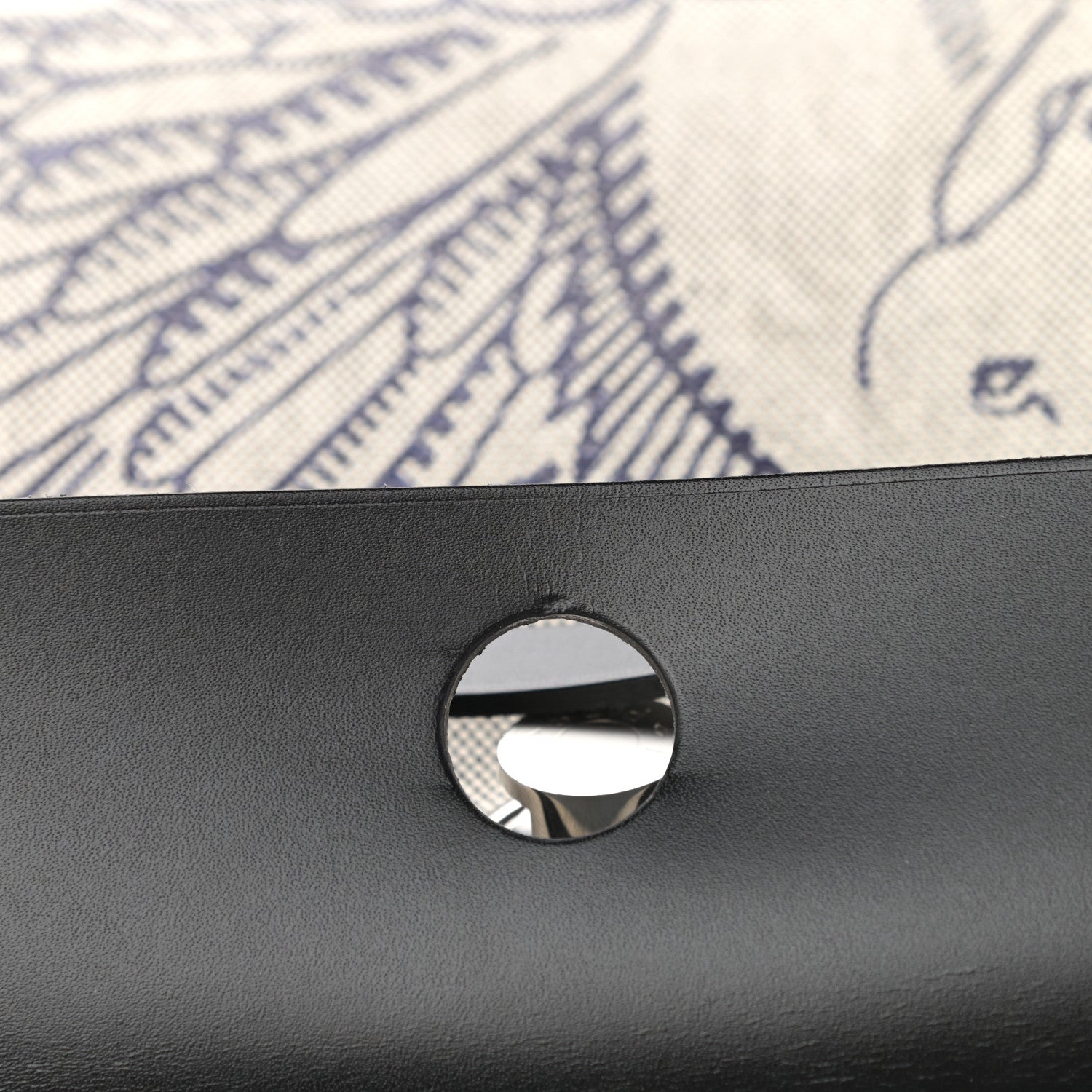 Hermes Vache Hunter Toile H Pegase Pop Herbag Zip Retourne 31 PM Bleu Indigo Ecru Black 12 of 13