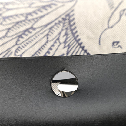 Hermes Vache Hunter Toile H Pegase Pop Herbag Zip Retourne 31 PM Bleu Indigo Ecru Black 12 of 13