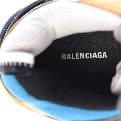 Balenciaga Fabric Mesh Half & Half Colorways Mens Triple S Sneakers 40 Grey Blue Rouge Jaune Black 7 of 9