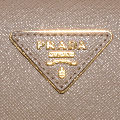 Prada Saffiano Lux Top Handle Bag Visone 9 of 9