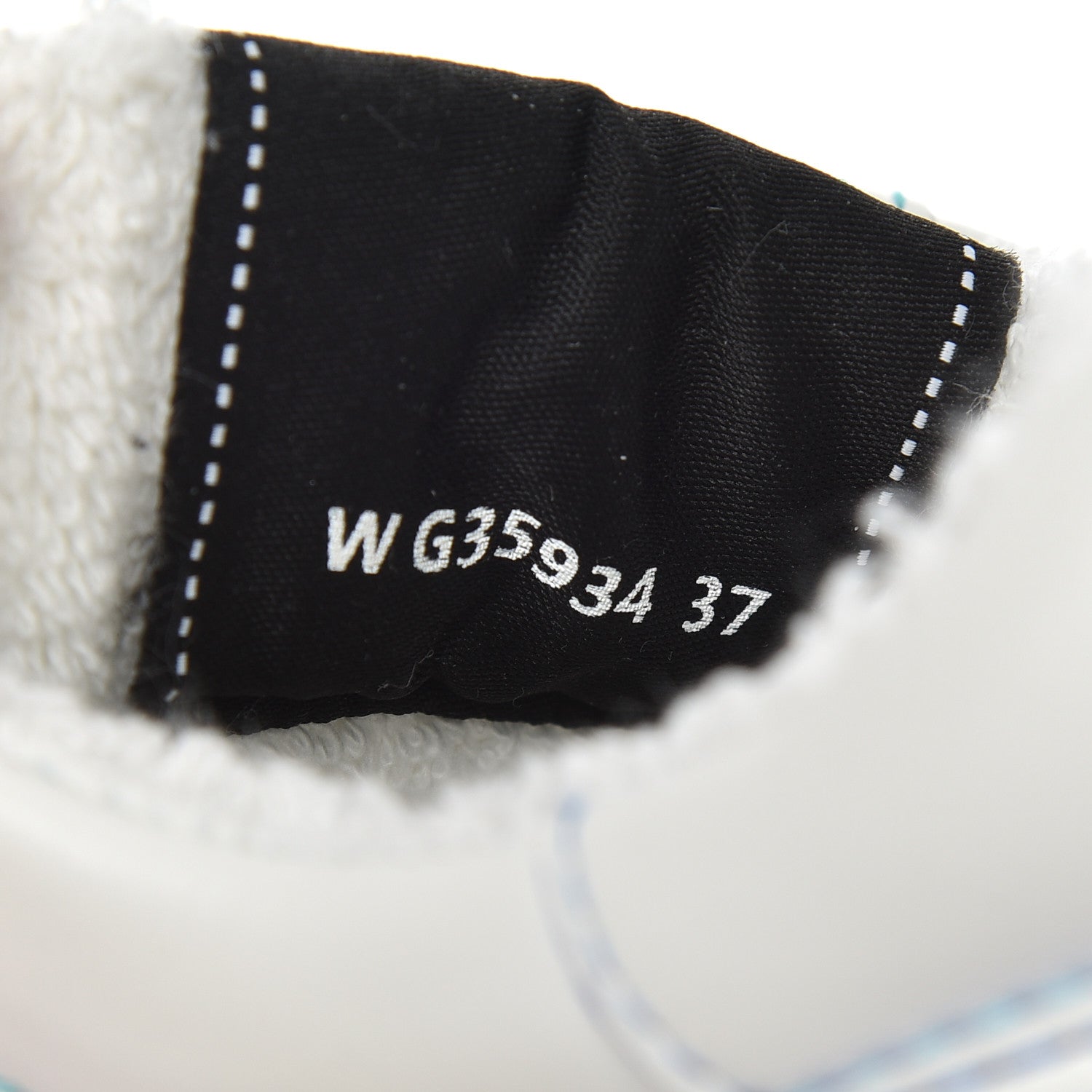 Chanel Calfskin Womens Logo Sneakers 37 White Blue 8 of 9