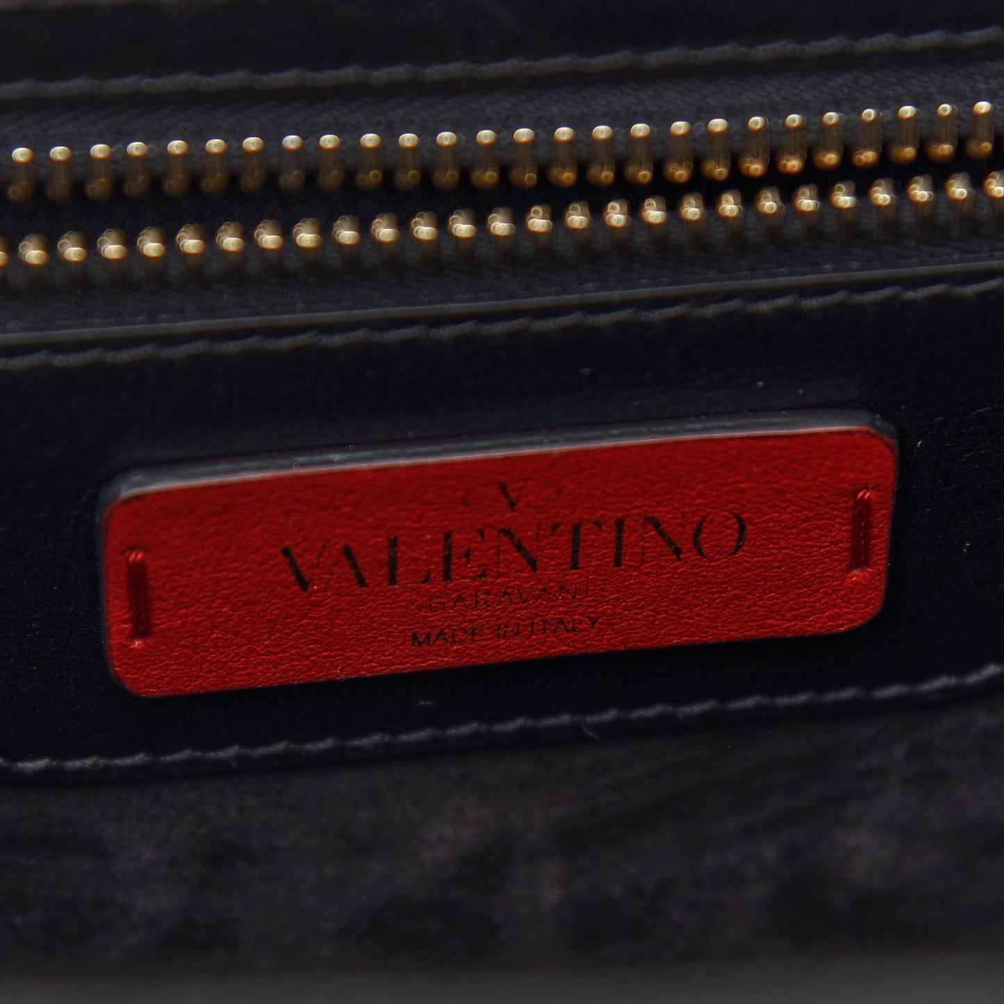 Vitello Rockstud Demilune Backpack Black