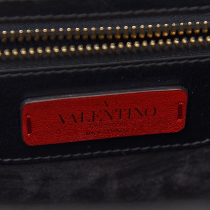 Valentino Garavani Vitello Rockstud Demilune Backpack Black 6 of 9