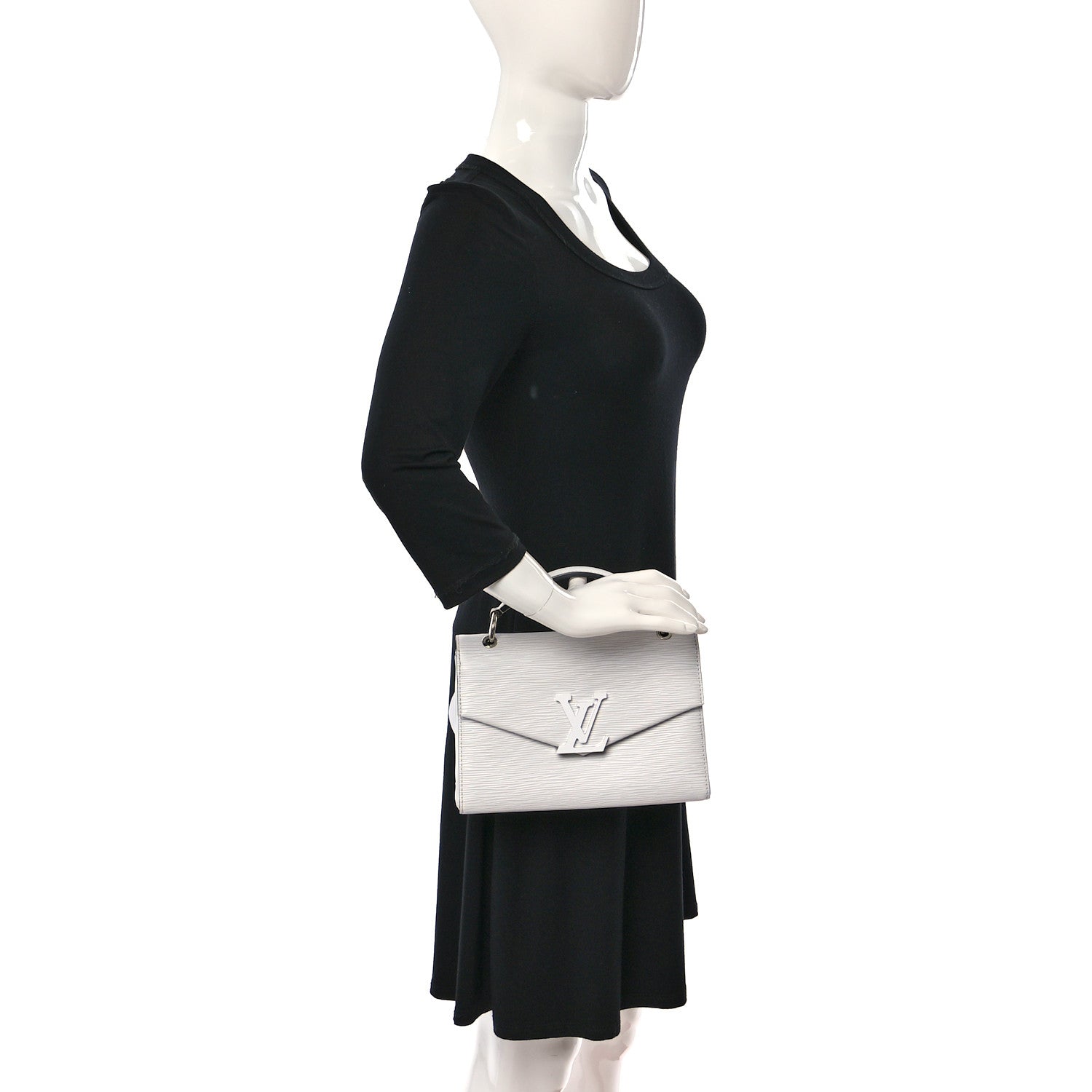 Louis Vuitton Epi Pochette Grenelle White 3 of 8