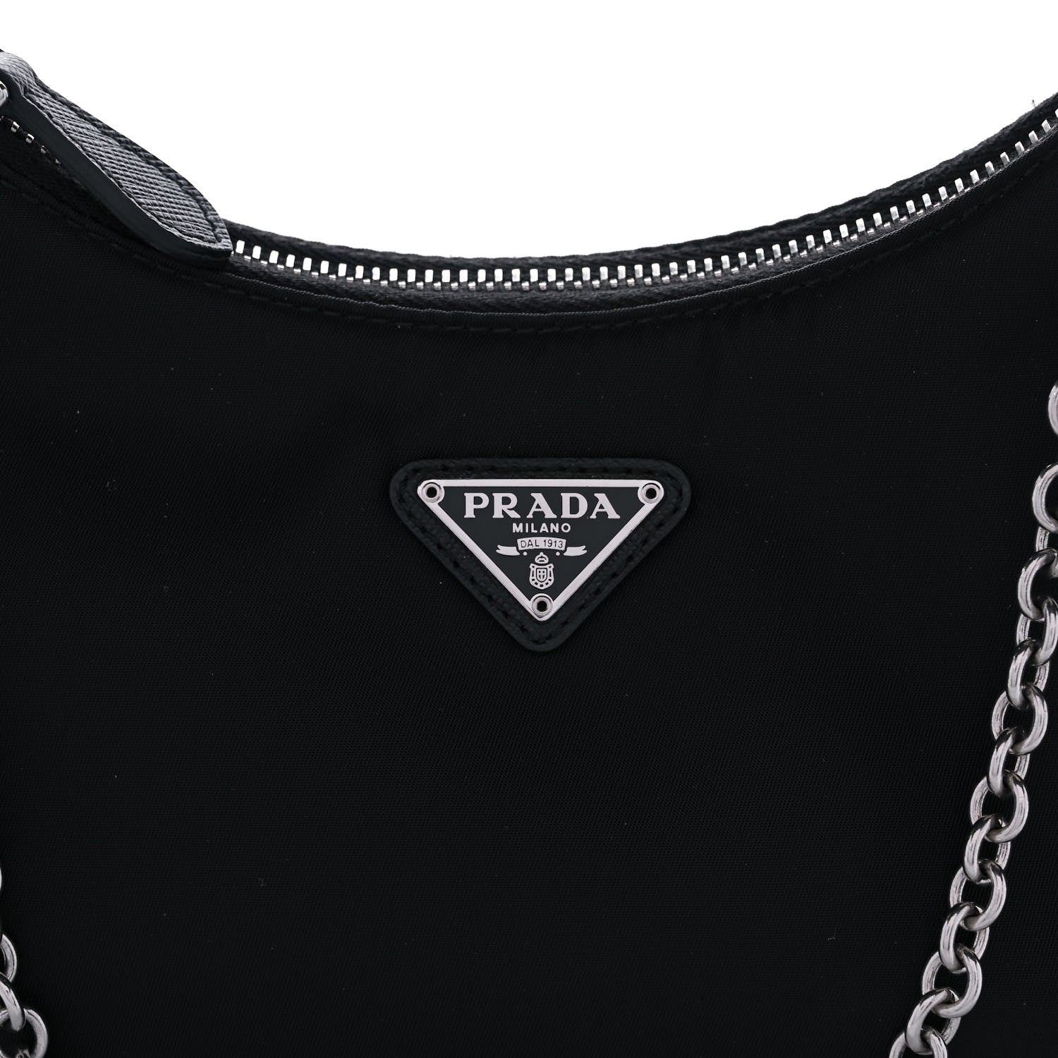Prada Nylon Re-Edition 2005 Shoulder Bag Black 9 of 11