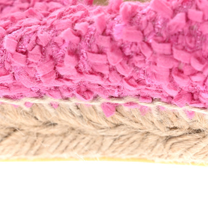 Chanel Tweed CC Espadrilles 37 Dark Pink Navy 12 of 12