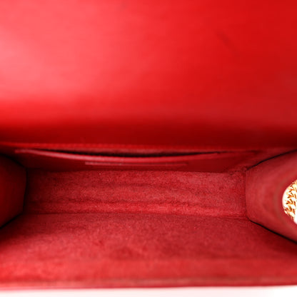 Saint Laurent Calfskin Small Classic Monogram Kate Tassel Satchel Red 6 of 12