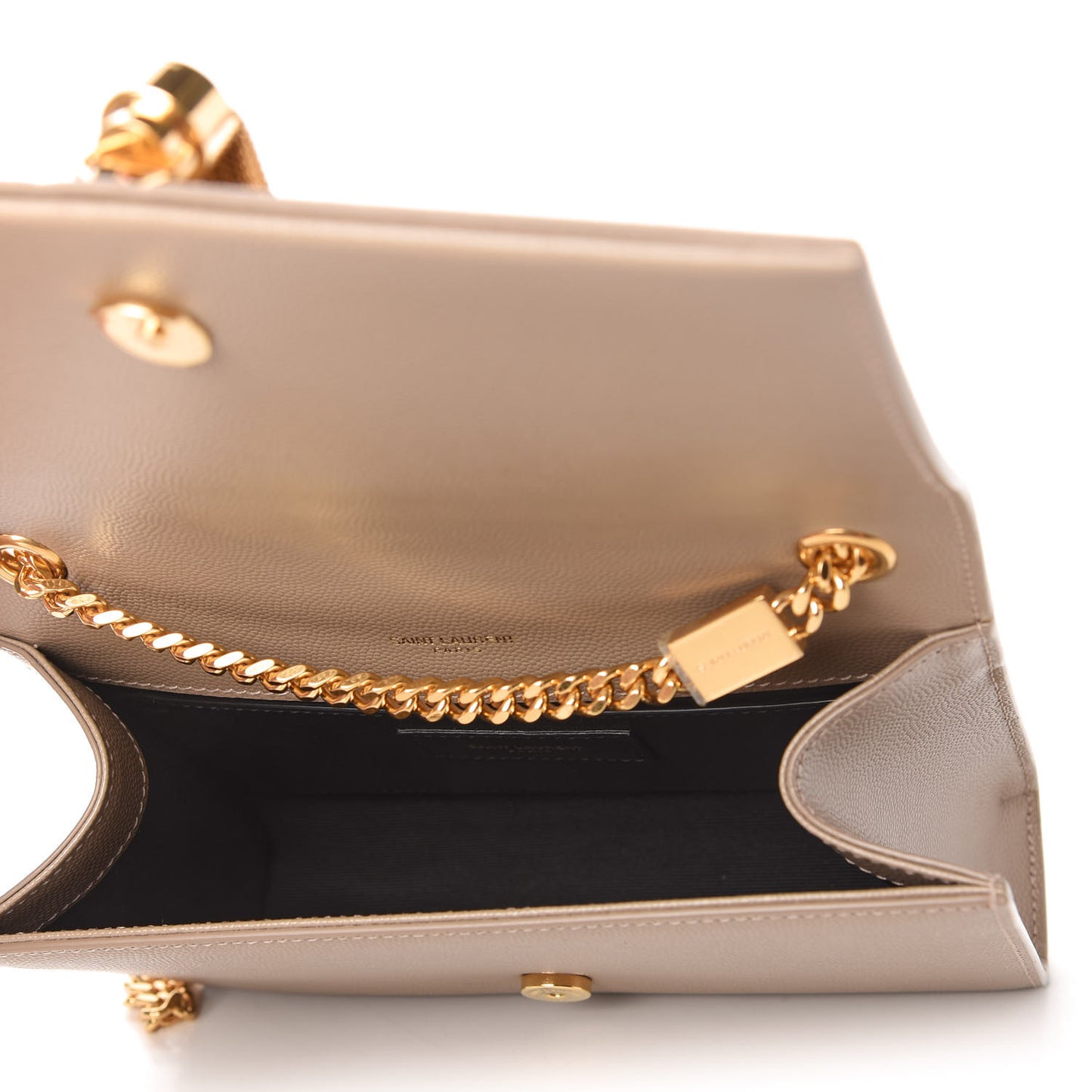 Grain De Poudre Small Monogram Kate Tassel Satchel Nude Powder
