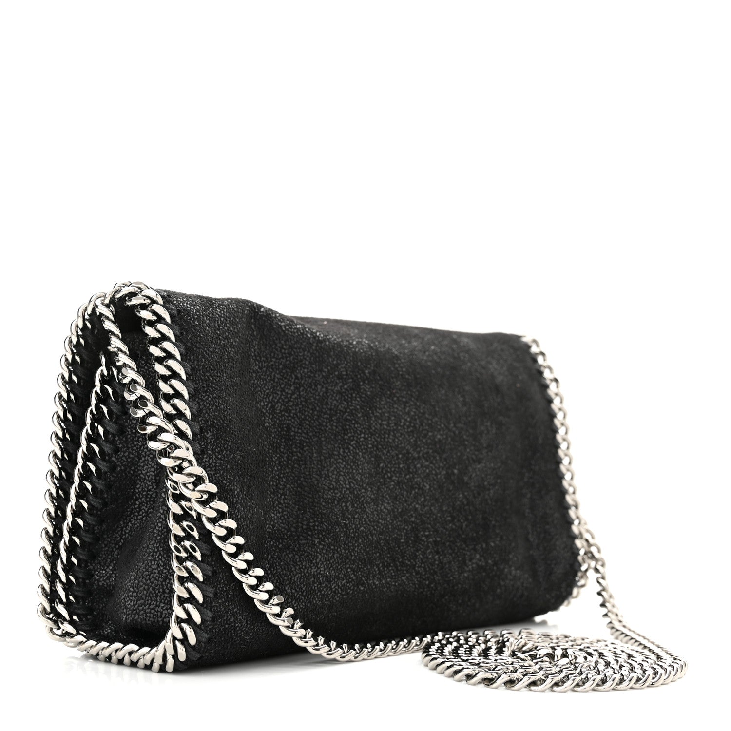 Stella McCartney Shaggy Deer Falabella Crossbody Bag Black 3 of 9