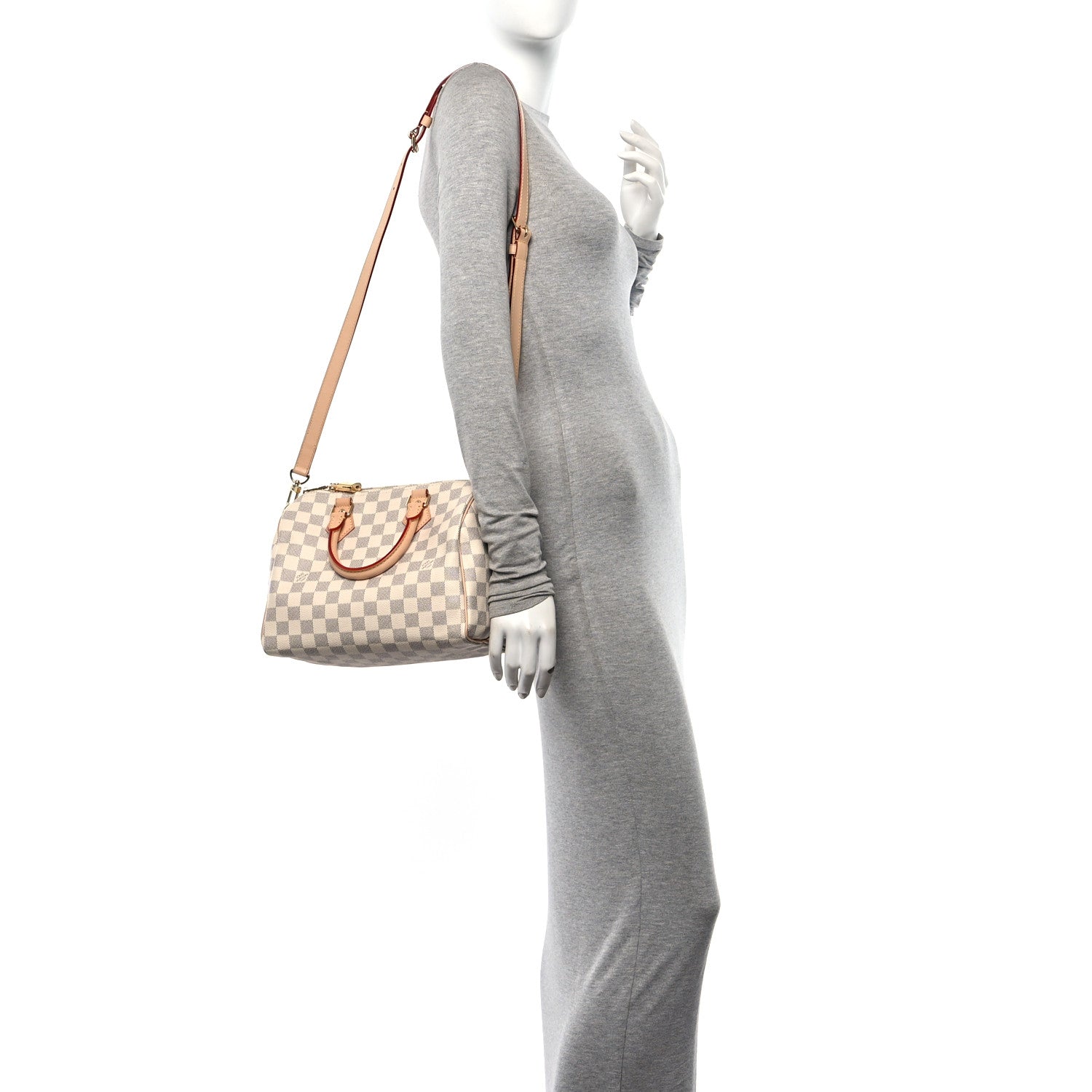 Louis Vuitton Damier Azur Speedy Bandouliere 25 2 of 11