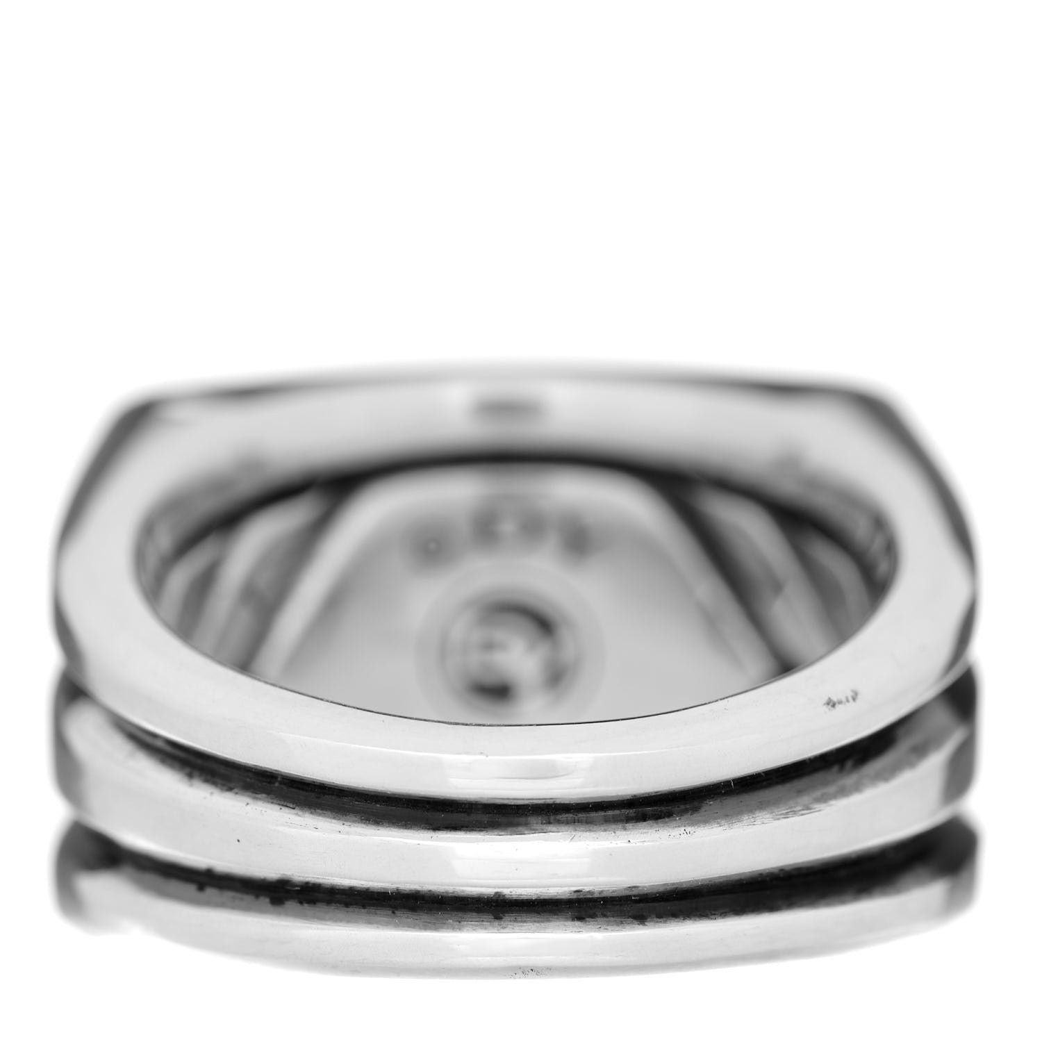David Yurman Sterling Silver Pietersite Beveled Signet Ring 60 9 4 of 5