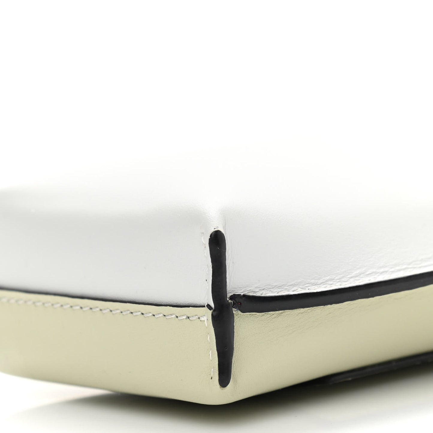 Smooth Calfskin Mini Gate Pocket Kaolin Sage