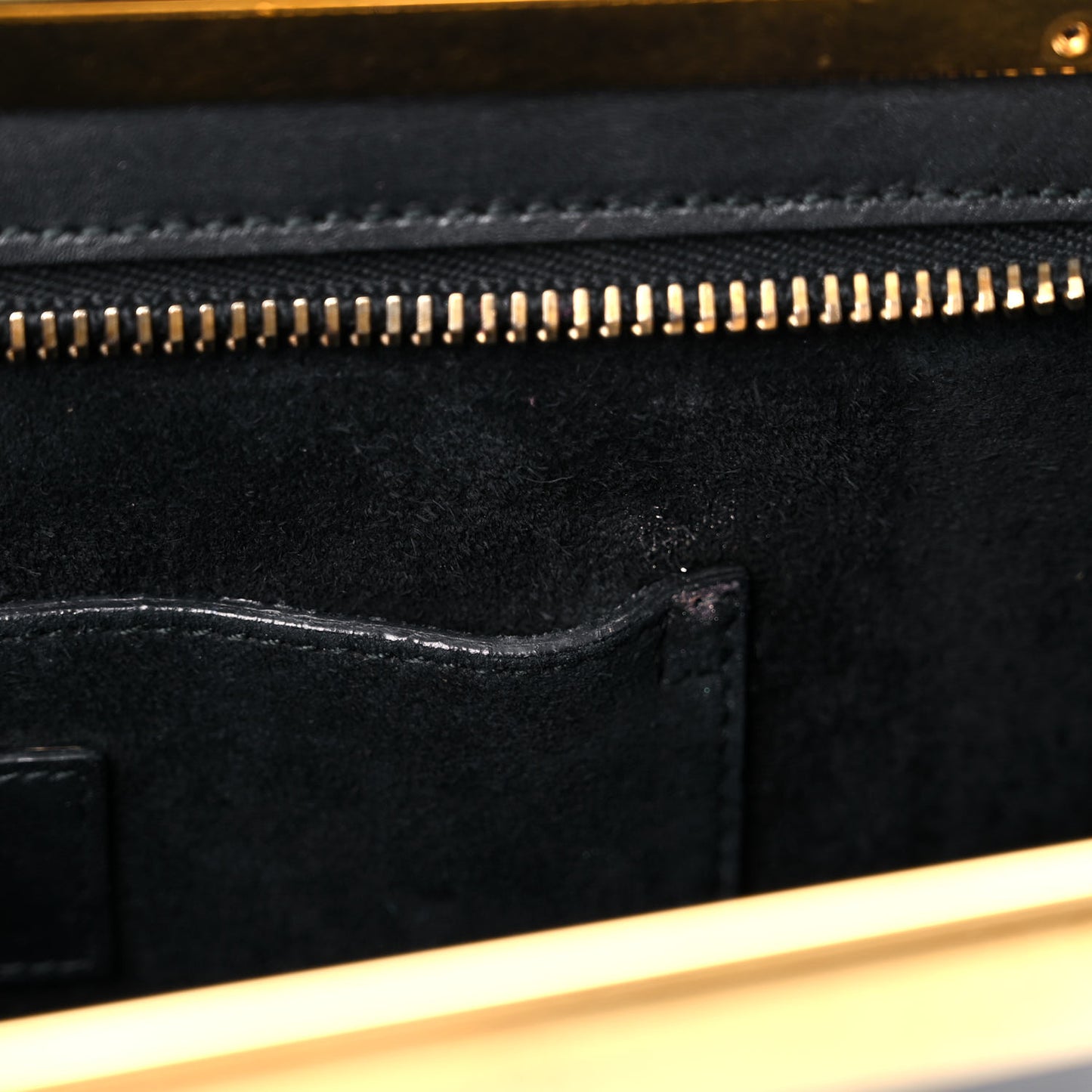 Leather Lutetia Clutch Black