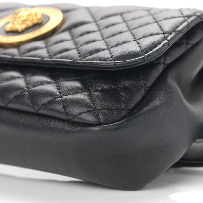 Versace Nappa Barocco Quilted Icon Belt Bag Black 9 of 10