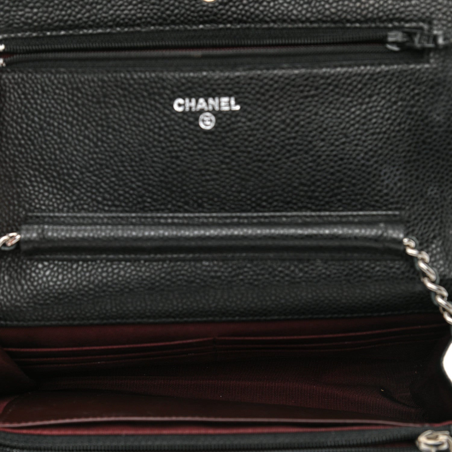 Chanel Caviar Quilted Wallet On Chain WOC Black 5 of 11