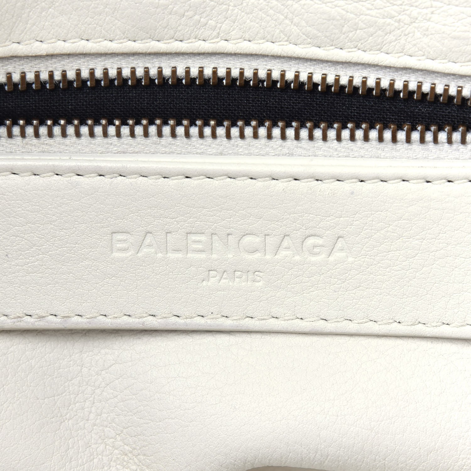 Balenciaga Veau Soyeux Perforated Blackout Hardware S City White 7 of 10