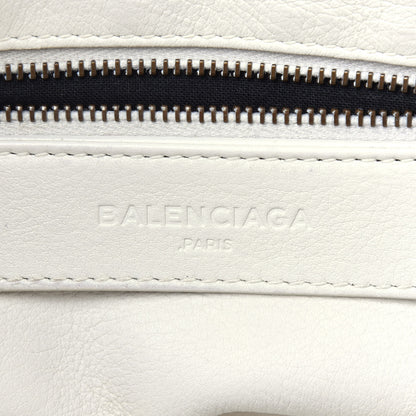 Balenciaga Veau Soyeux Perforated Blackout Hardware S City White 7 of 10