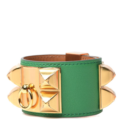 Hermes Swift Collier de Chien CDC Bracelet S Bambou 1 of 5