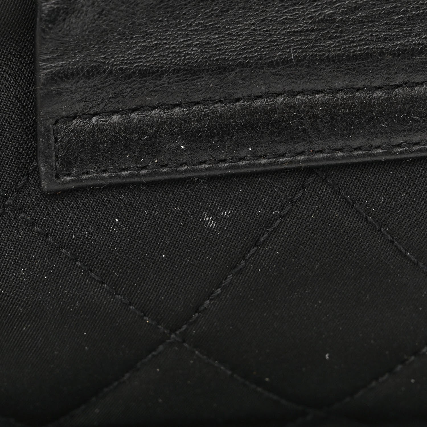 Chanel Lambskin Nylon Quilted Mademoiselle Shoulder Bag Black 11 of 11