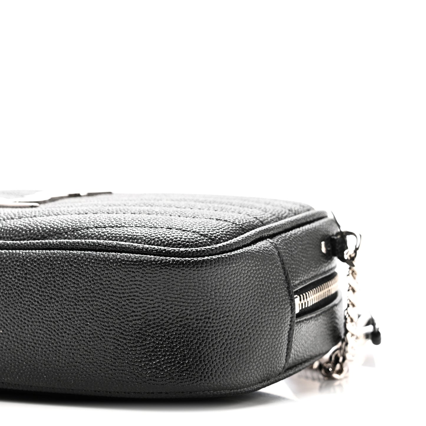 Grain De Poudre Matelasse Monogram Mini Lou Camera Bag Black