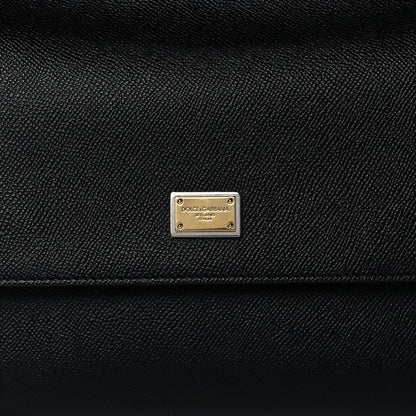 Dolce & Gabbana Dauphine Medium Miss Sicily Satchel Black 8 of 10