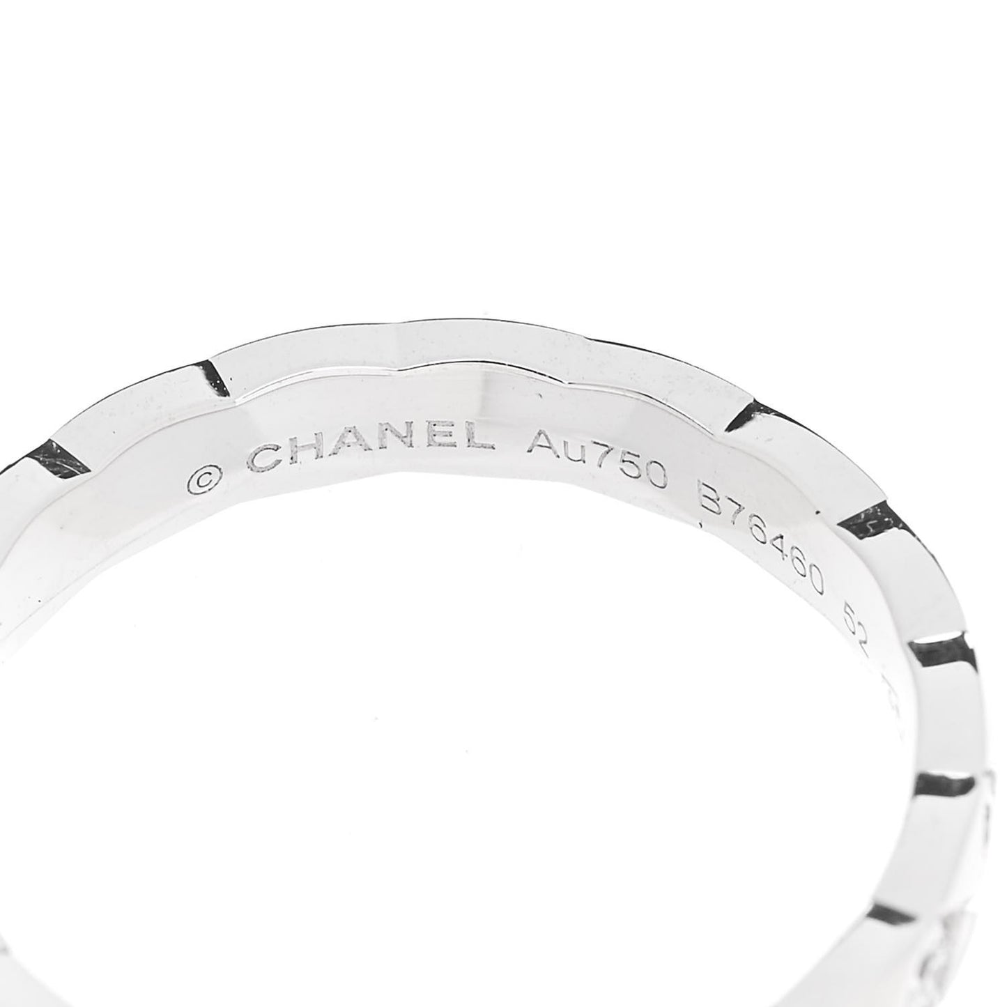 18K White Gold Diamond Mini Coco Crush Ring 52 6