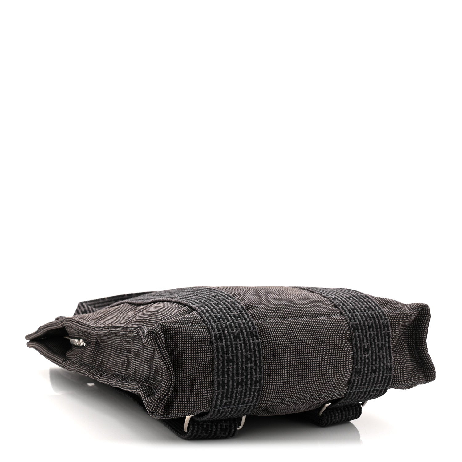 Hermes Canvas Herline Backpack Grey 7 of 17