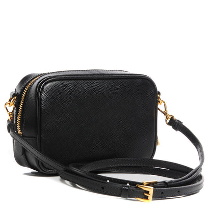 Prada Saffiano Mini Camera Crossbody Bag Nero Black 4 of 10