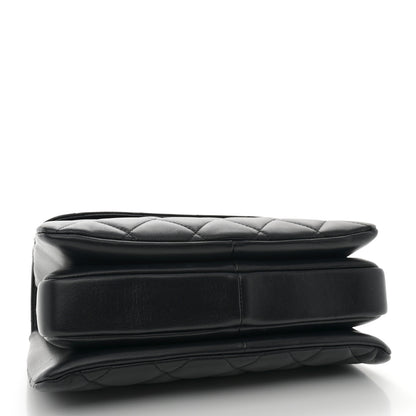 Chanel Lambskin Quilted Small Trendy CC Dual Handle Flap Bag Black 4 of 12