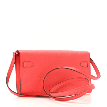 Hermes Epsom Kelly Wallet To Go Rose Texas 3 of 9