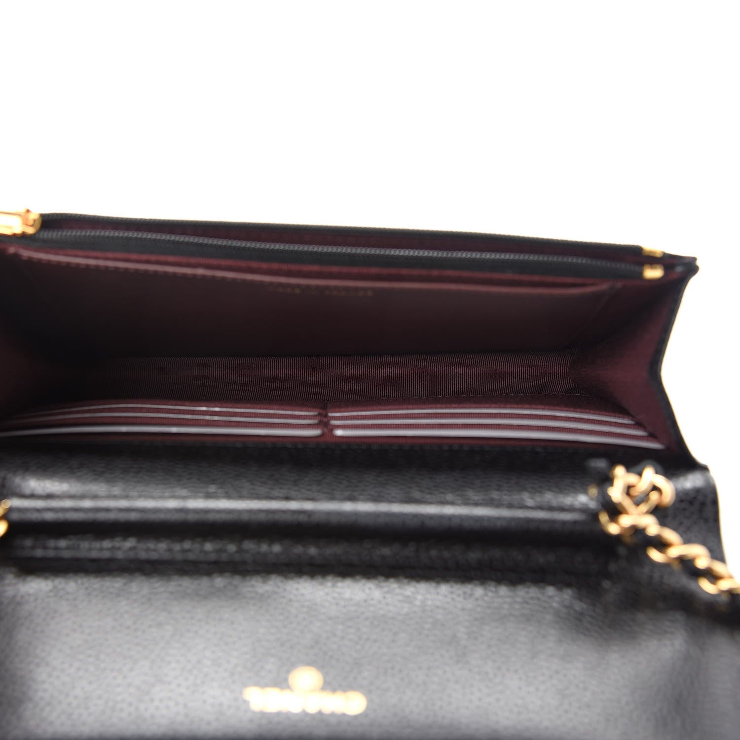 Chanel Caviar Quilted Wallet On Chain WOC Black 7 of 10