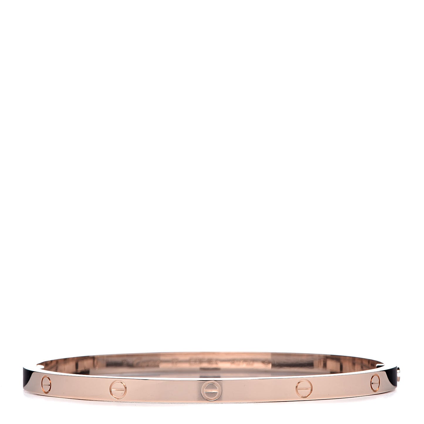 18K Pink Gold Small LOVE Bracelet 17