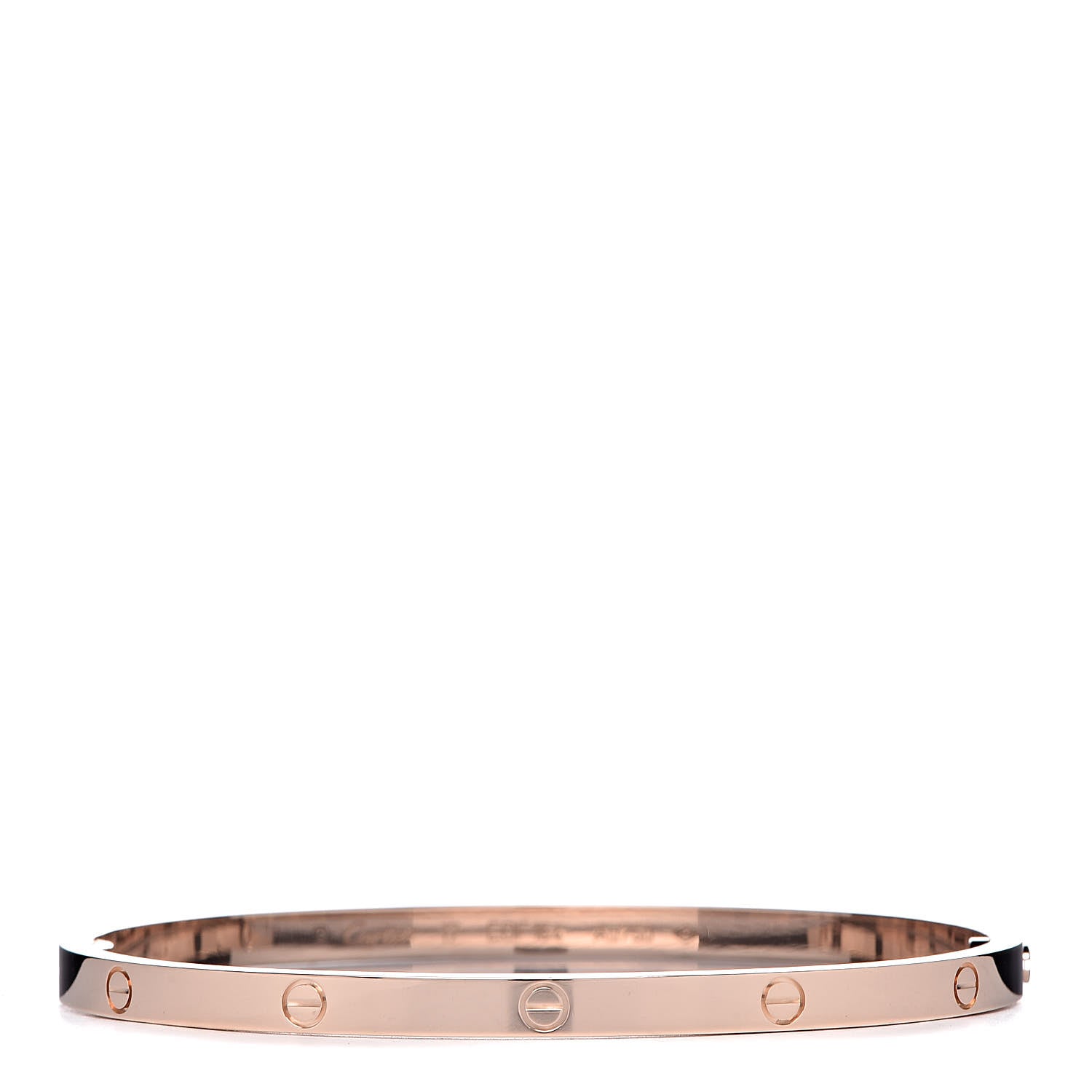 Cartier 18K Pink Gold Small LOVE Bracelet 17 1 of 6