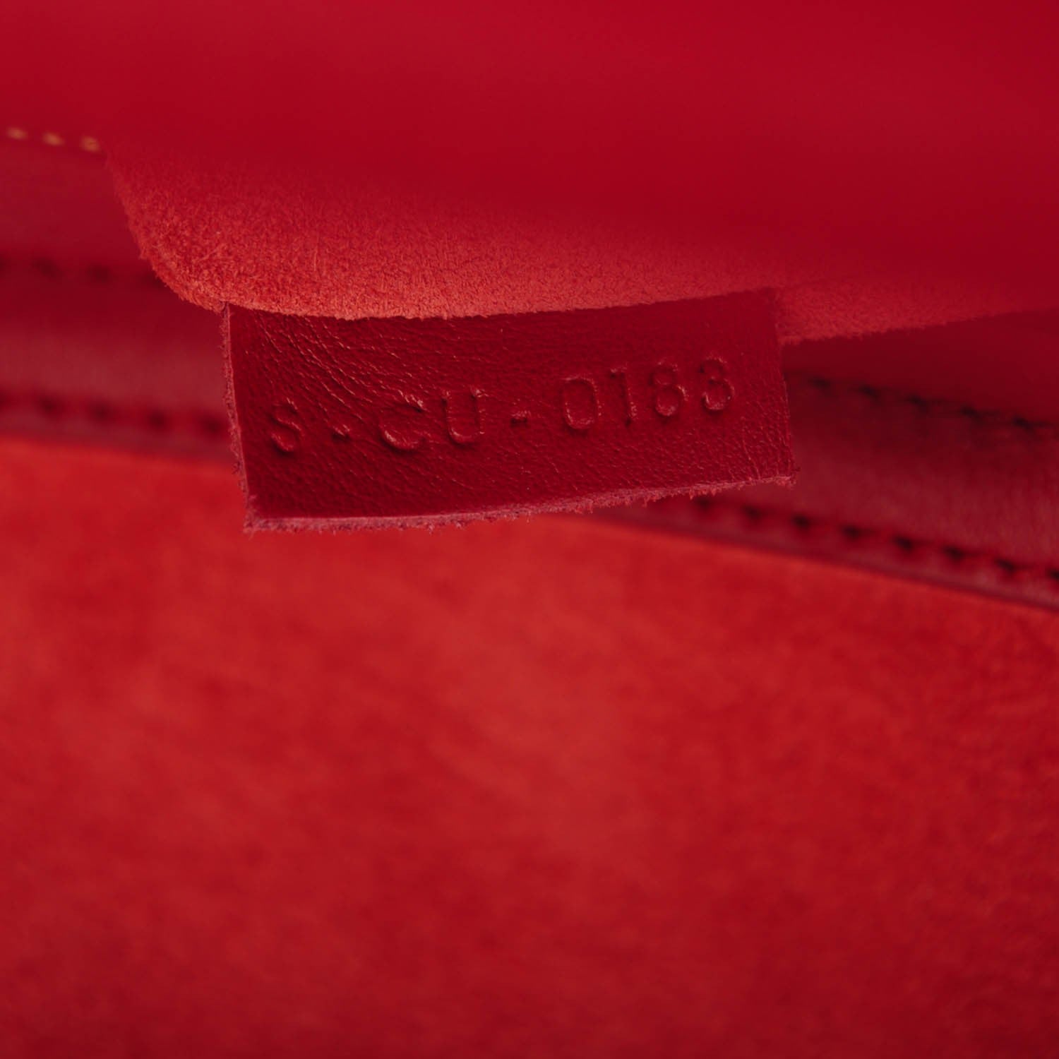 Celine Supple Calfskin Medium Phantom Luggage Red 7 of 9