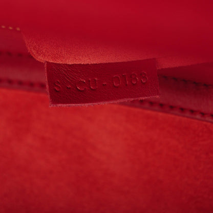 Celine Supple Calfskin Medium Phantom Luggage Red 7 of 9