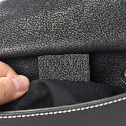 Christian Dior Calfskin Saddle Backpack Black 8 of 12