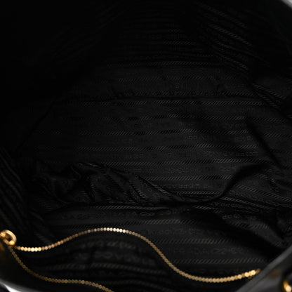 Prada Vitello Daino Shoulder Bag Black 5 of 9