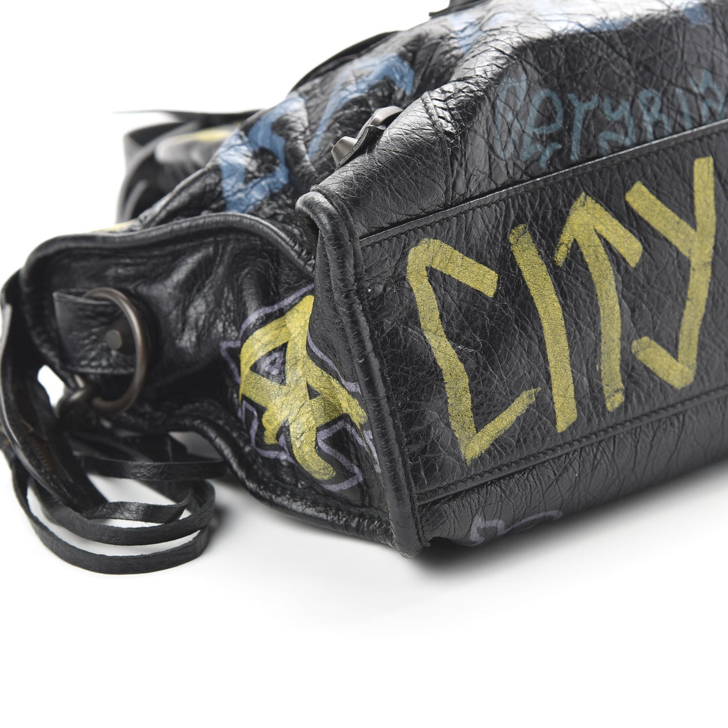Agneau Graffiti All Over Classic Hardware S City Black Multicolor