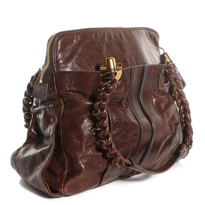 Chloe Lambskin Heloise Hobo Moka 4 of 10
