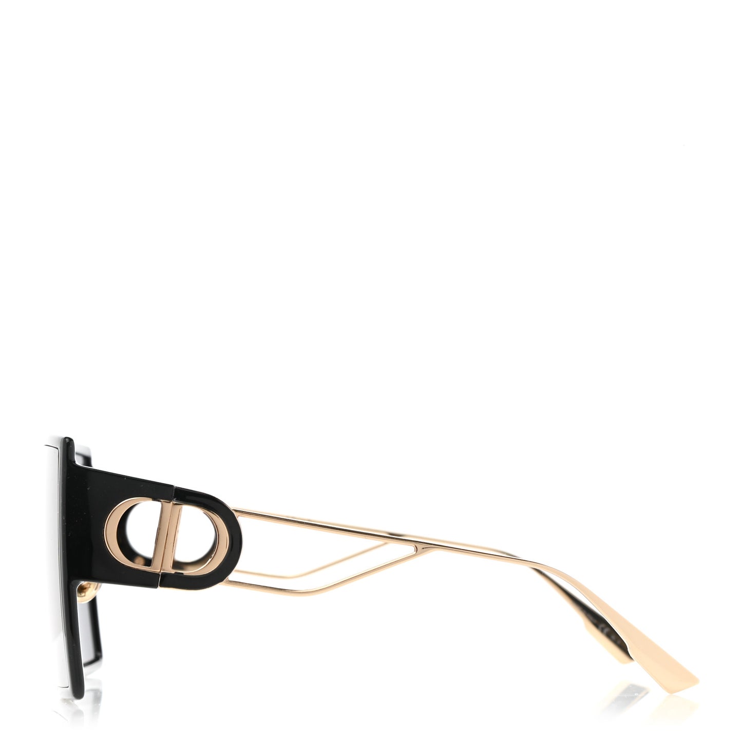 Square 30 Montaigne Sunglasses Black