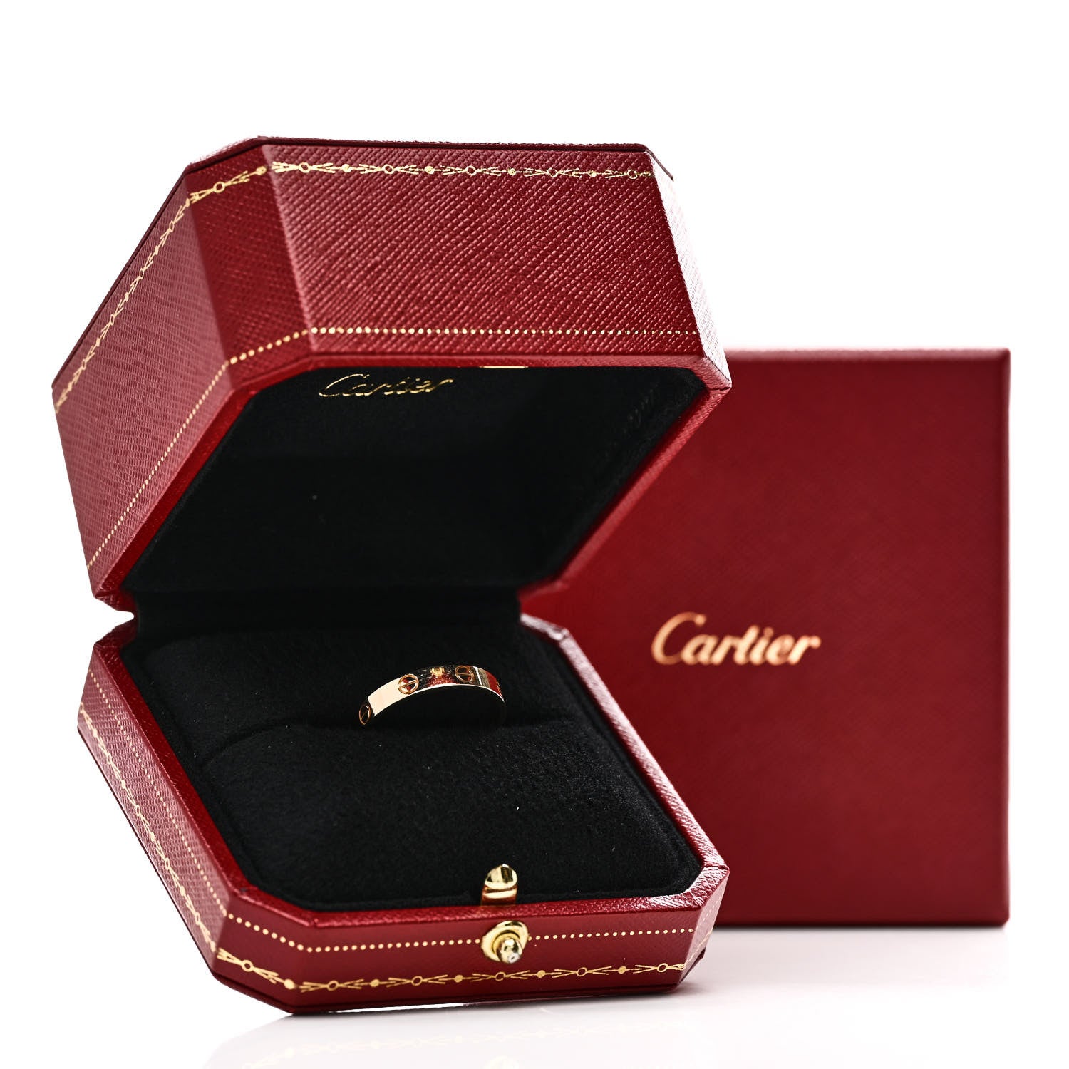 Cartier 18K Yellow Gold 3.5mm LOVE Wedding Band Ring 59 8.75 5 of 5
