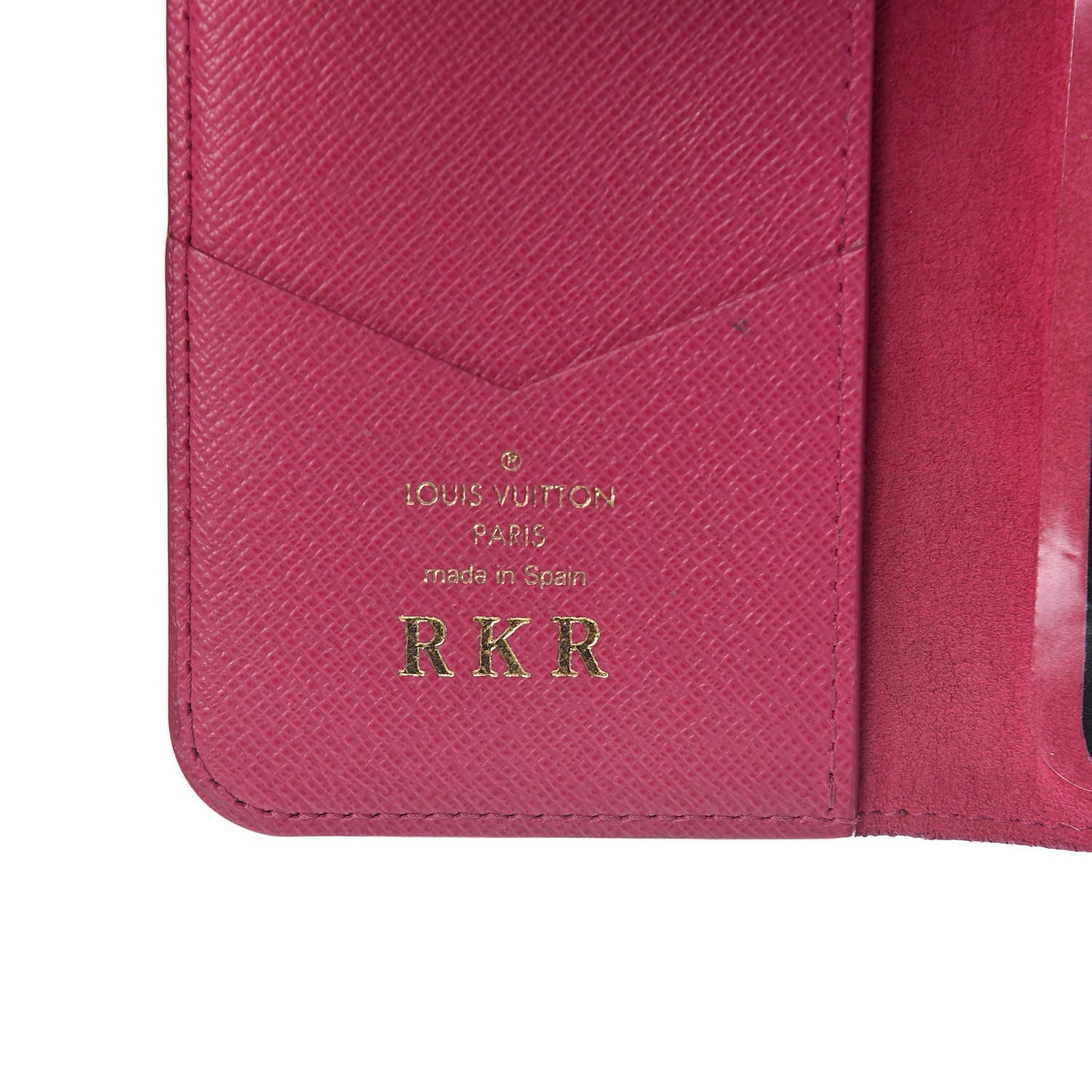 Monogram iPhone X Folio Case Rose Pop